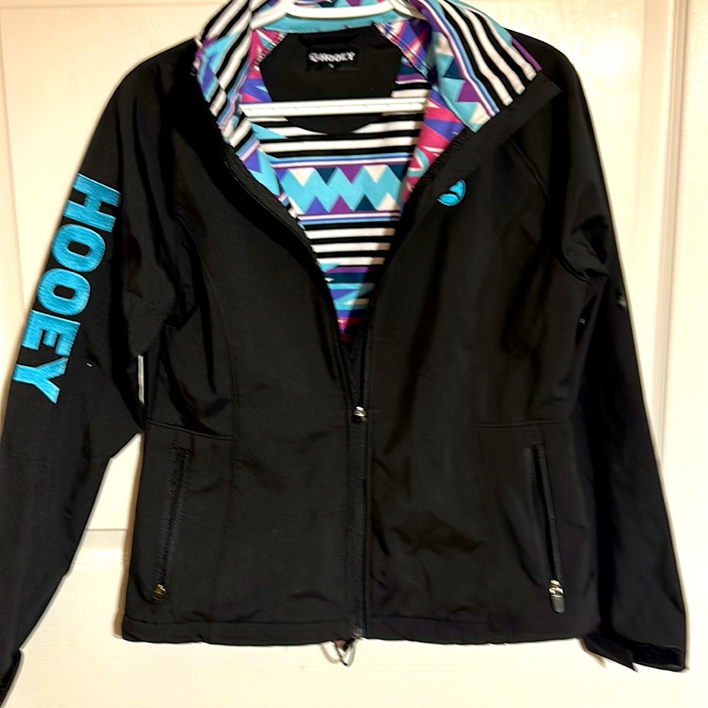 Nwot Hooey Black Jacket Small